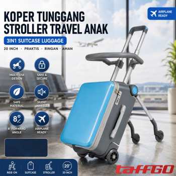TaffGO Koper Tunggang Stroller Travel Anak Suitcase Luggage 20 Inch - SE80