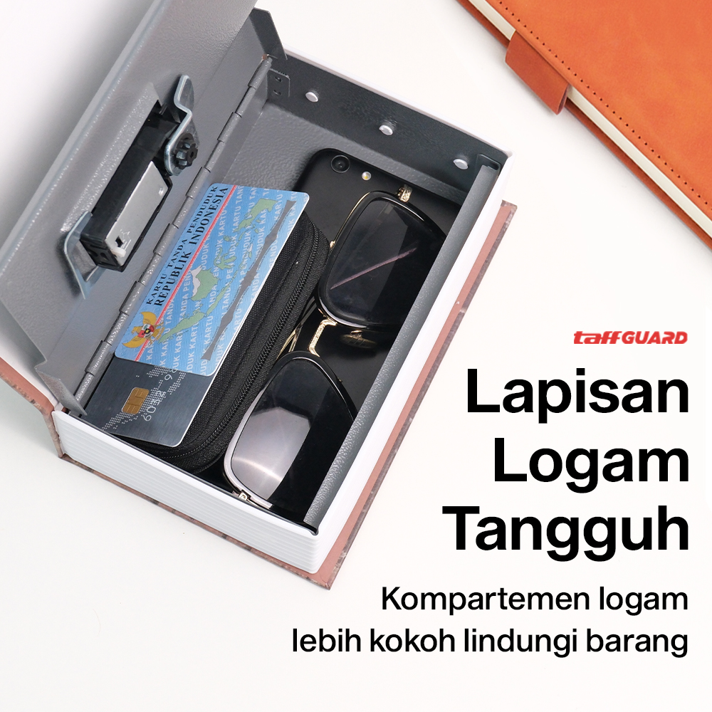 Gambar produk TaffGUARD Brankas Buku Novel Password Hidden Safe Box Size S - KB-20P - 3