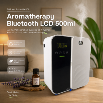 MIVM Diffuser Essential Oil Aromatherapy Bluetooth LCD Display 500ml - AF-11