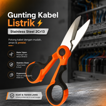 BE-TOOL Gunting Kabel Listrik Multifungsi Anti Slip Stainless Steel - B14