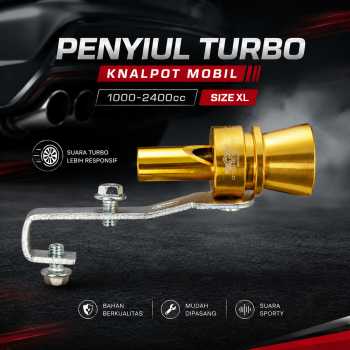 OTOHEROES Penyiul Turbo Palsu Knalpot Mobil Car Whistler 1000-2400cc - TUR007