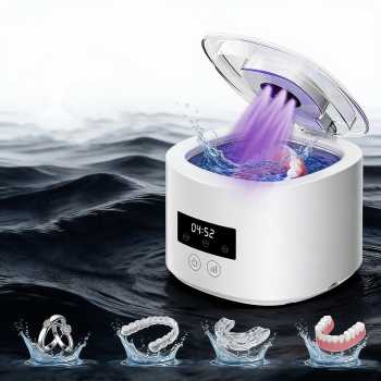 AFTI Pembersih Perhiasan Ultrasonic Cleaning Machine Rechargeable 6W - S955