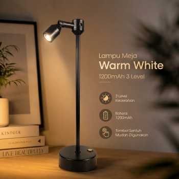 TaffLED Lampu Meja Hias Touch Lamp Restaurant Bar Warm White 1200mAh - TW65