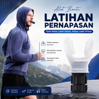 Slyz Alat Bantu Latihan Pernapasan Portable Breathing Lung Trainer - Slyz28