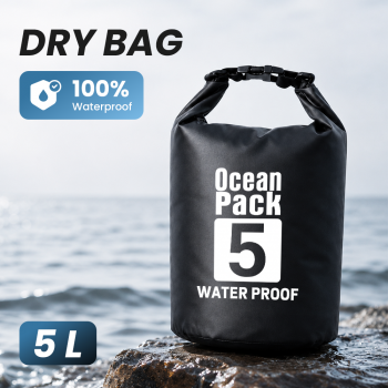 Dezlon Ocean Pack Dry Bag Waterproof Crossbody Tas Tahan Air Parasut - INU142