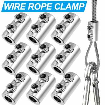 Gambar produk KELN Klem Seling Kawat Kuku Macan Clip Vertical Type A 1.5-2.0mm 10PCS - KL010A - 1