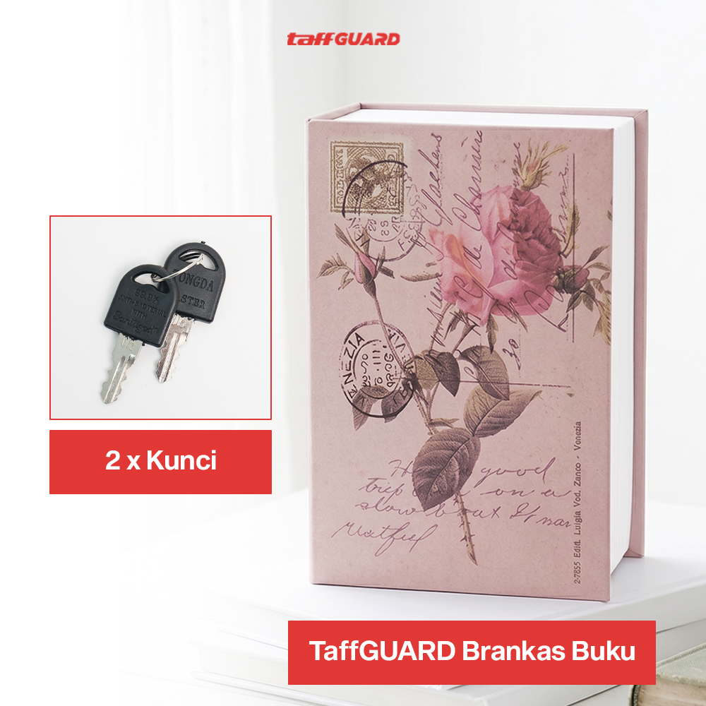 TaffGUARD Kotak Buku Novel Hidden Security Box Book Key Lock Size S - KB-20L Gambar produk TaffGUARD Kotak Buku Novel Hidden Security Box Book Key Lock Size S - KB-20L - 8