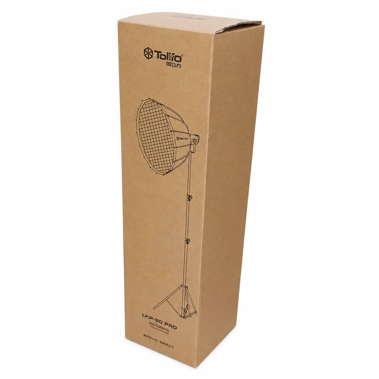 Tolifo Softbox Parabolik Honeycomb Quick Released 90cm - LKP-90 PRO Gambar produk Tolifo Softbox Parabolik Honeycomb Quick Released 90cm - LKP-90 PRO - Kemasan