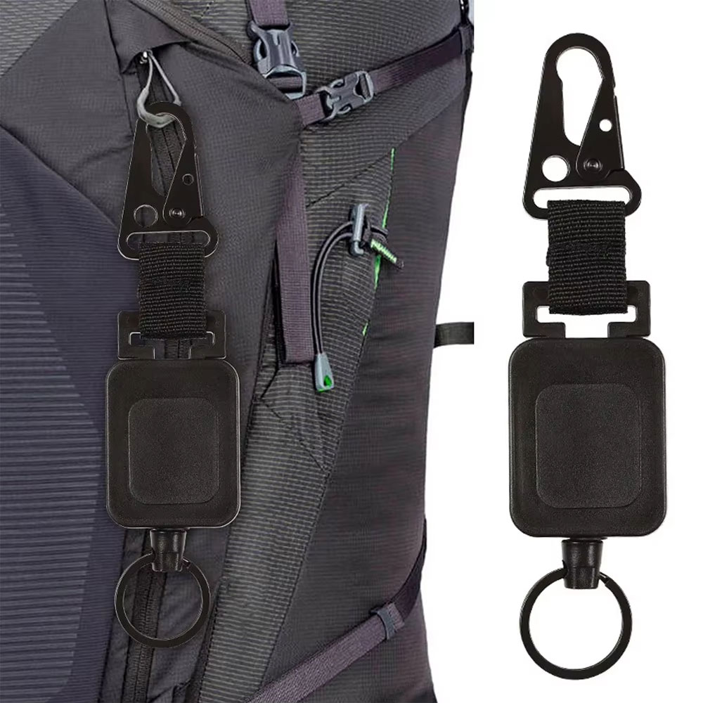 SECRET Quickdraw Carabiner Tactical Belt Gantungan Kunci Nilon - A-045 Gambar produk SECRET Quickdraw Carabiner Tactical Belt Gantungan Kunci Nilon - A-045 - 1
