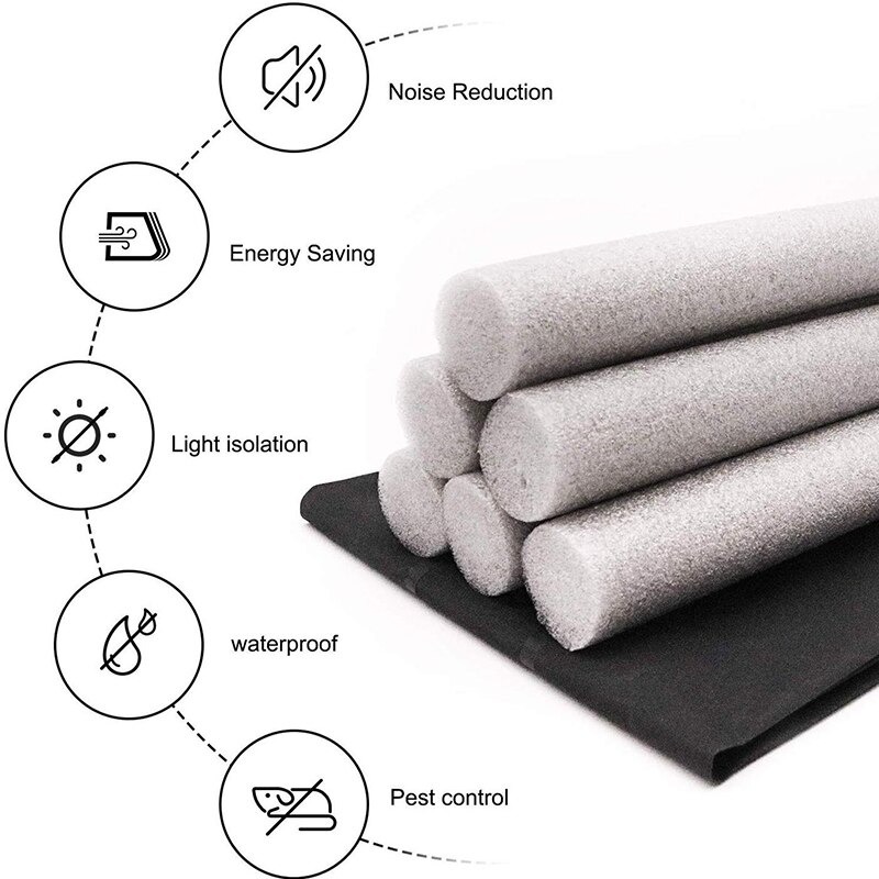 TaffHOME Lis Penutup Celah Pintu Penghalang Debu Door Bottom Seal 90cm - FF54 Gambar produk TaffHOME Lis Penutup Celah Pintu Penghalang Debu Door Bottom Seal 90cm - FF54 - 4