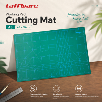 Taffware Working Pad Cutting Mat Alas Potong Papan Kerja A3 45x30cm - GKSA3