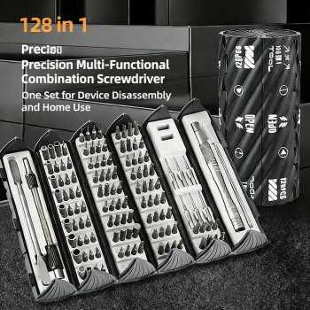 GALASI Obeng Set Precision Screwdriver Repair Kit Magnetic Bits 128in1 - CSA10A