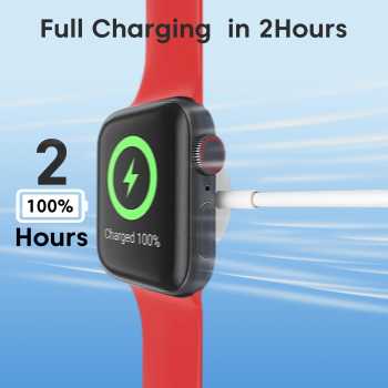 Gambar produk XINFAWE Charger Apple Watch Magnetic Fast Charging USB Type C - YS10 - 1