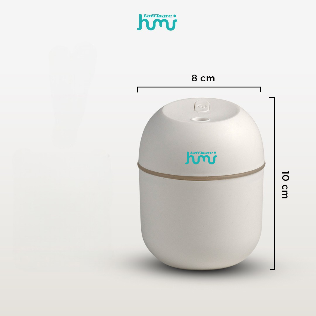 Taffware HUMI Air Humidifier Mini Car Ultrasonic Diffuser LED 220ml - JS04 Gambar produk Taffware HUMI Air Humidifier Mini Car Ultrasonic Diffuser LED 220ml - JS04 - 7