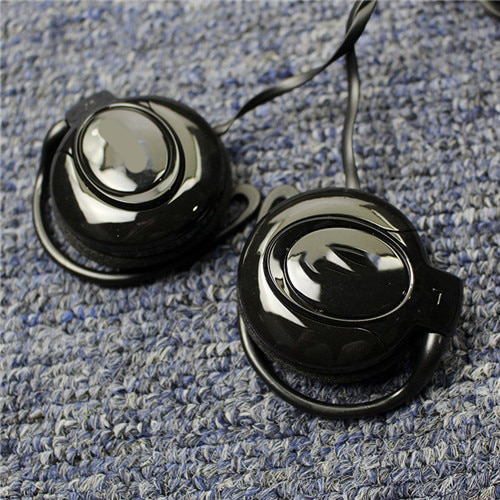 Gambar produk Shini Headphone Kabel Microphone Earhook Clip-on Sporty Jack 3.5mm - SN360 - 1