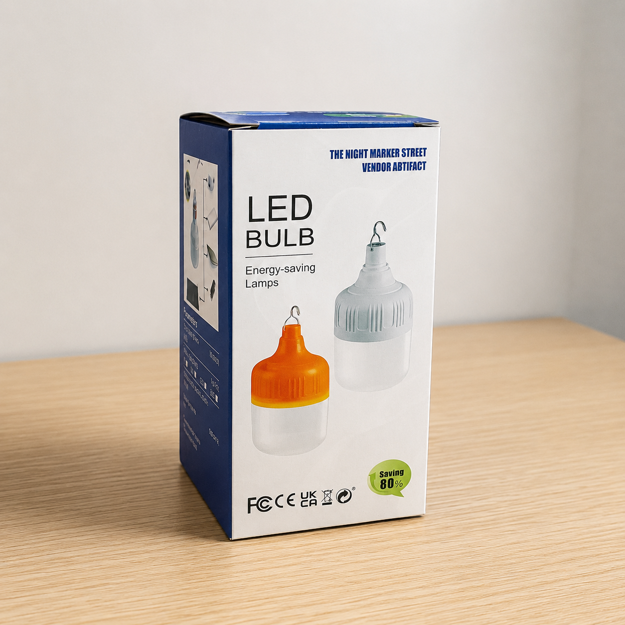 TaffLED Lampu LED Emergency Camping Multifungsi Cool White 80W 300mAh - LB180 Gambar produk TaffLED Lampu LED Emergency Camping Multifungsi Cool White 80W 300mAh - LB180 - Kemasan