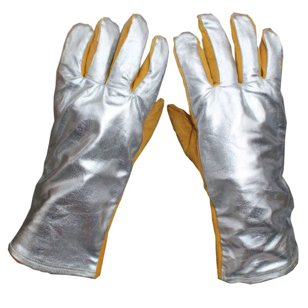 STR Sarung Tangan Las Kulit Alumunium Anti Panas Welding Gloves - STL-60 Gambar produk STR Sarung Tangan Las Kulit Alumunium Anti Panas Welding Gloves - STL-60 - 5