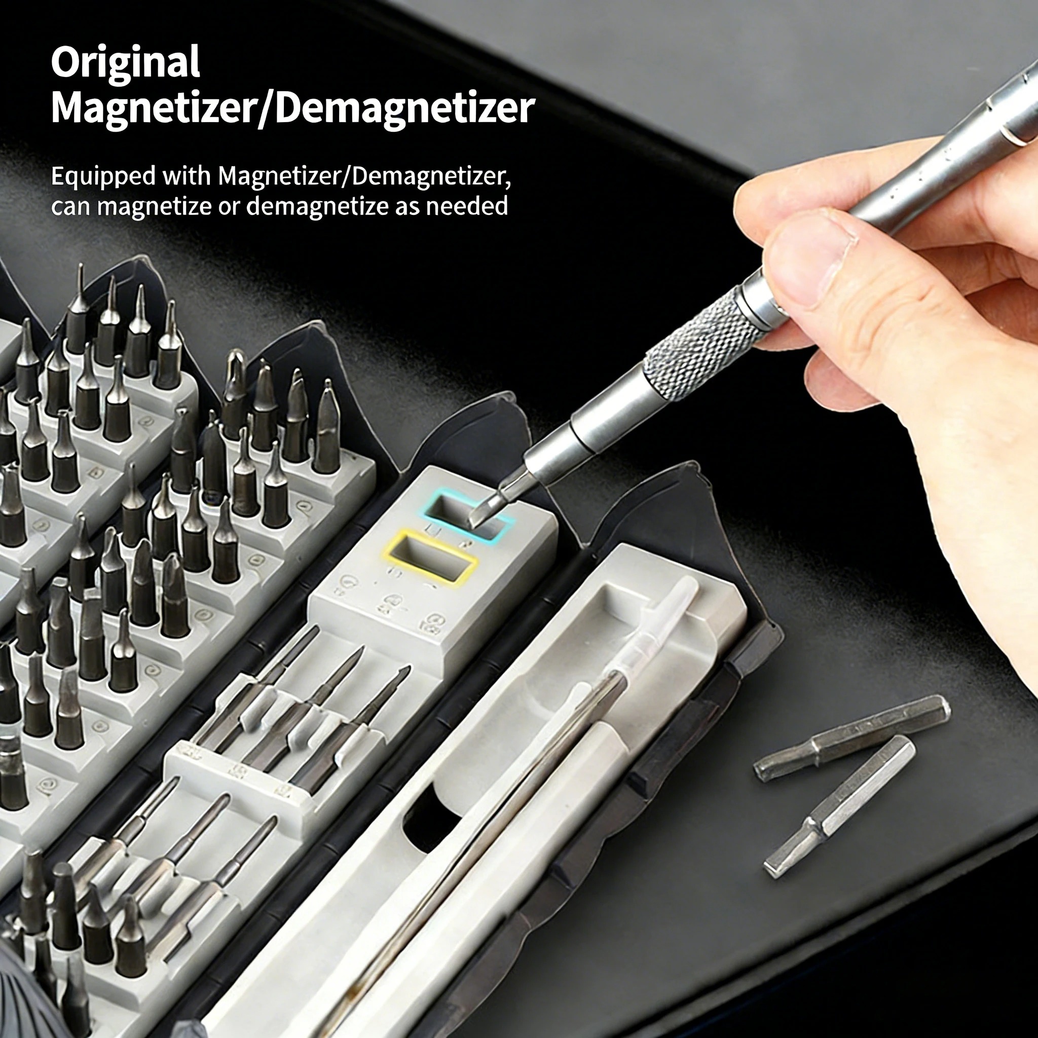 GALASI Obeng Set Precision Screwdriver Repair Kit Magnetic Bits 128in1 - CSA10A Gambar produk GALASI Obeng Set Precision Screwdriver Repair Kit Magnetic Bits 128in1 - CSA10A - 3