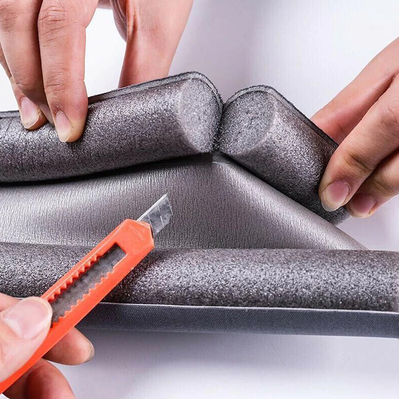 TaffHOME Lis Penutup Celah Pintu Penghalang Debu Door Bottom Seal 90cm - FF54 Gambar produk TaffHOME Lis Penutup Celah Pintu Penghalang Debu Door Bottom Seal 90cm - FF54 - 5