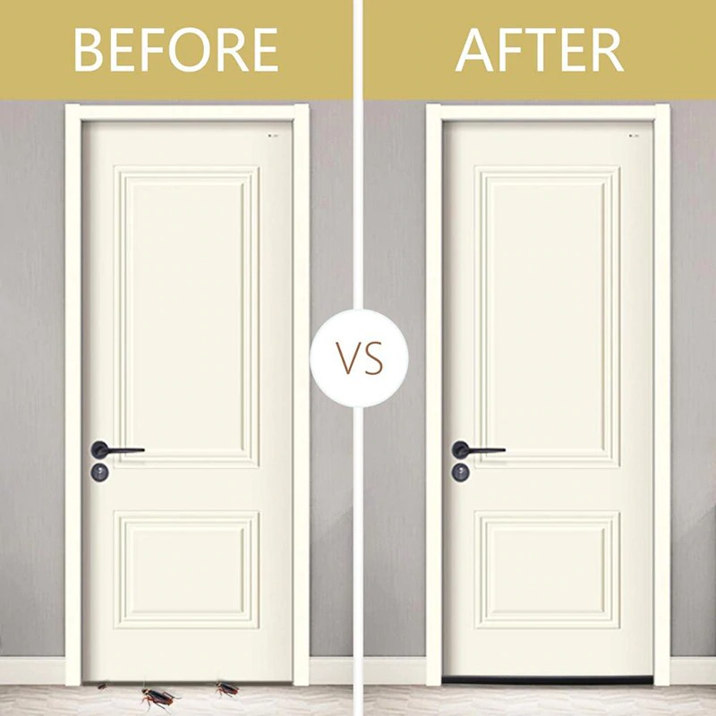 TaffHOME Lis Penutup Celah Pintu Penghalang Debu Door Bottom Seal 90cm - FF54 Gambar produk TaffHOME Lis Penutup Celah Pintu Penghalang Debu Door Bottom Seal 90cm - FF54 - 6