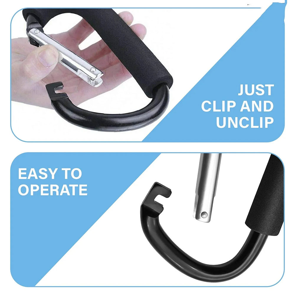 SNO Carabiner Aluminium Snap Hook Gantungan Kunci Outdoor - 699 Gambar produk SNO Carabiner Aluminium Snap Hook Gantungan Kunci Outdoor - 699 - 2