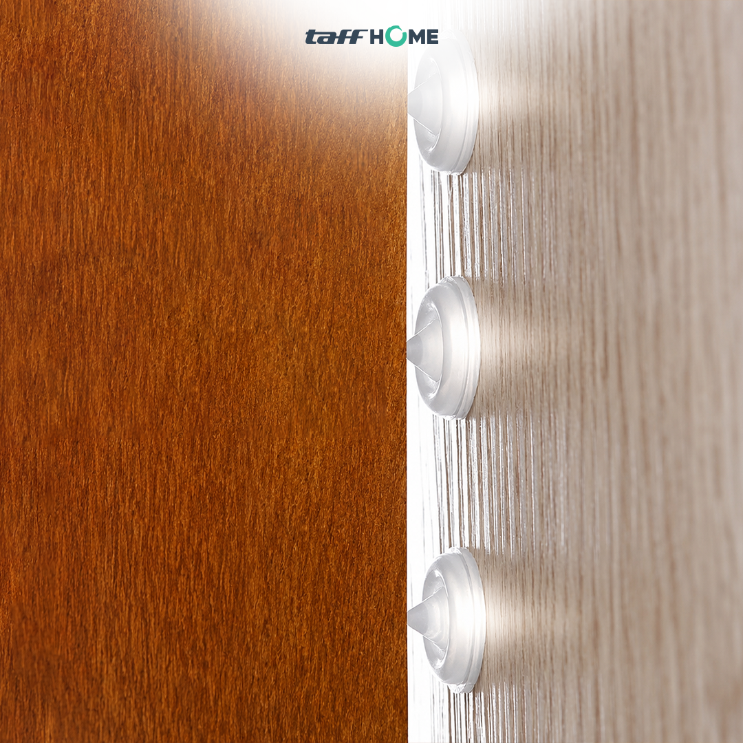 TaffHOME Sticker Silikon Bumper Benturan Pintu Door Stopper 50 PCS Tapercial - FZL11 Gambar produk TaffHOME Sticker Silikon Bumper Benturan Pintu Door Stopper 50 PCS Tapercial - FZL11 - 7