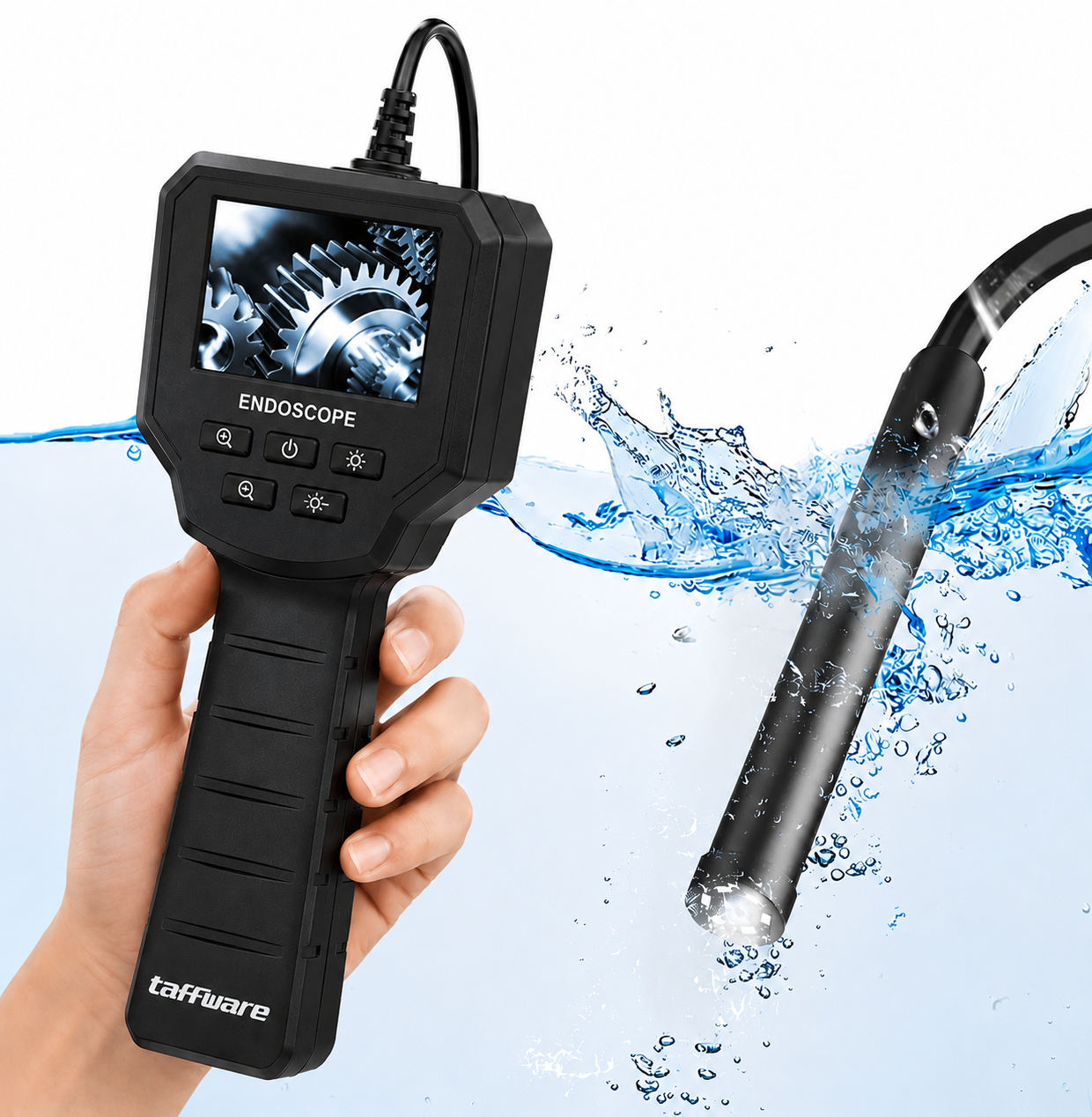 Taffware Kamera Endoskop Industrial Borescope 2.4 Inch IP67 2600mAh 5M - Inskam128 Gambar produk Taffware Kamera Endoskop Industrial Borescope 2.4 Inch IP67 2600mAh 5M - Inskam128 - 6
