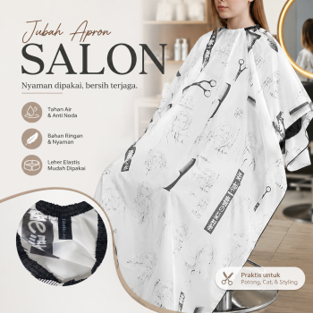 Gambar produk Biutte.co Jubah Apron Kip Pangkas Rambut Salon Barbershop Cape - WB20