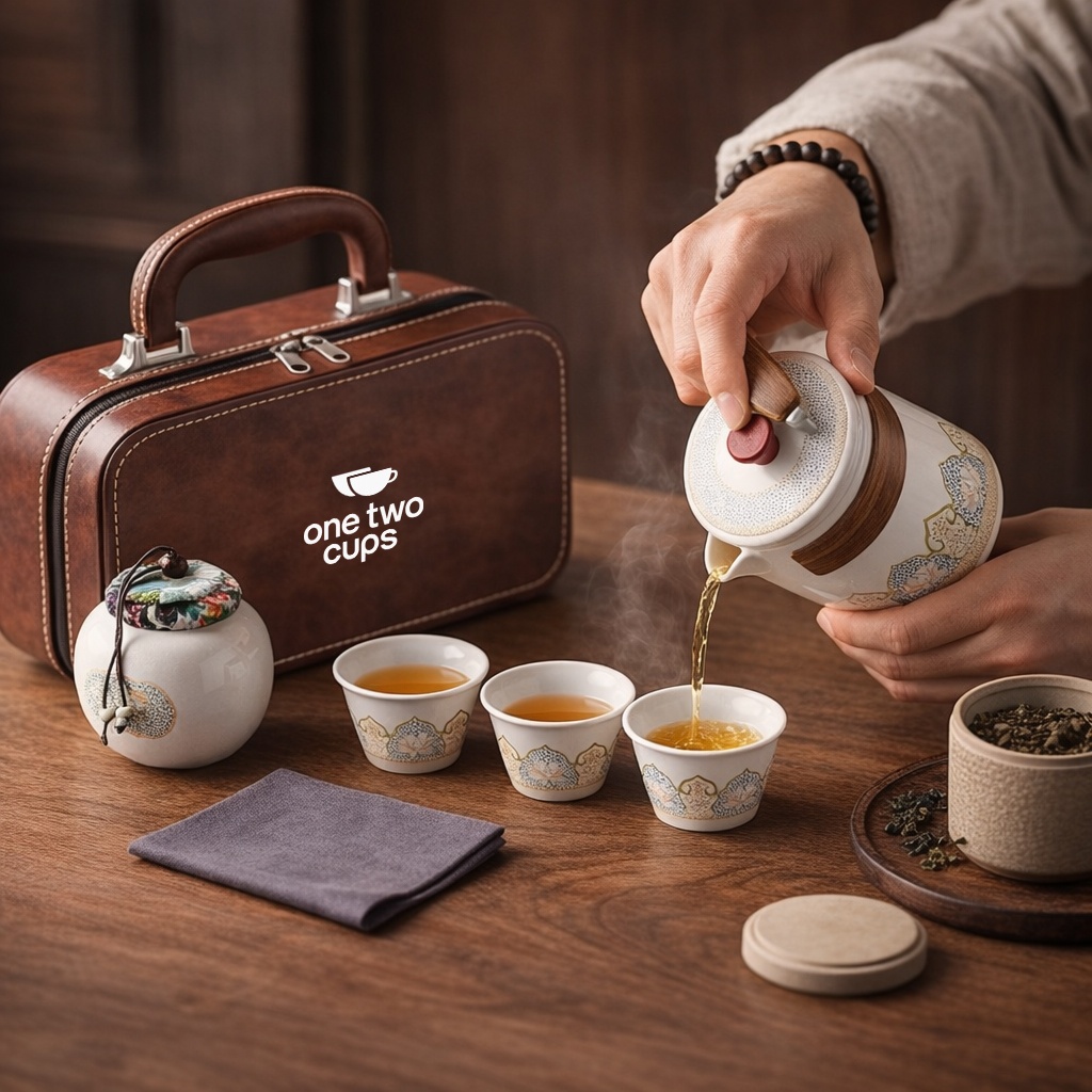One Two Cups Set Teko Gelas Keramik Kopi Teh 3 Cangkir 1 Teko Toples - S520 (OBRAL/DEFECT) Gambar produk One Two Cups Set Teko Gelas Keramik Kopi Teh 3 Cangkir 1 Teko Toples - S520 (OBRAL/DEFECT) - 2