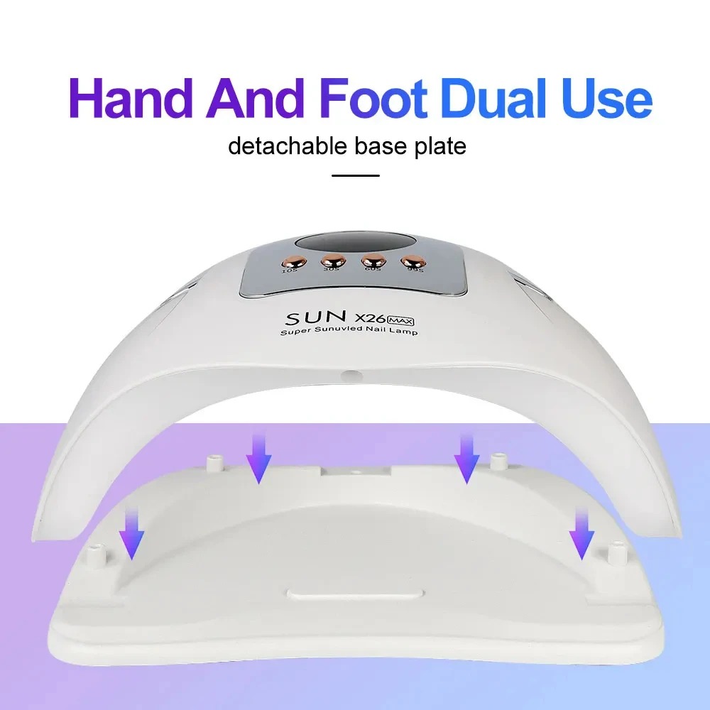 SUN Pengering Kutek UV Lamp Nail Dryer Sensor LCD Display 81 LED 380W - 26 MAX Gambar produk SUN Pengering Kutek UV Lamp Nail Dryer Sensor LCD Display 81 LED 380W - 26 MAX - 6