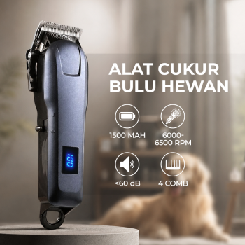 LAFVE Alat Cukur Bulu Hewan Anjing Kucing 6500RPM 1500mAh 5V - D86