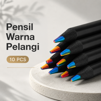 WEBOW Pensil Warna Rainbow Color Pencils Drawing Painting 10 PCS - XP003