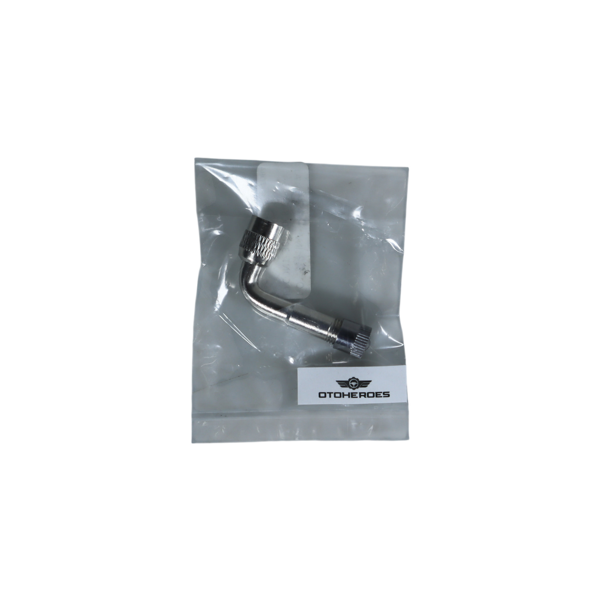 OTOHEROES Adaptor Lubang Angin Ban Motor Tire Valve Stem Metal 90 Degree - EA90 Gambar produk OTOHEROES Adaptor Lubang Angin Ban Motor Tire Valve Stem Metal 90 Degree - EA90 - Kemasan