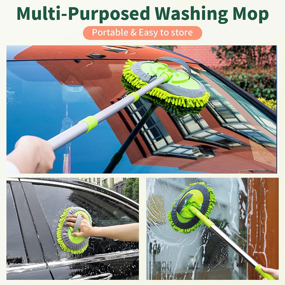 ZERO Telescopic Car Wash 2in1 Gagang Panjang Kain Pel Pembersih Mobil - BQL-005 Gambar produk ZERO Telescopic Car Wash 2in1 Gagang Panjang Kain Pel Pembersih Mobil - BQL-005 - Kemasan