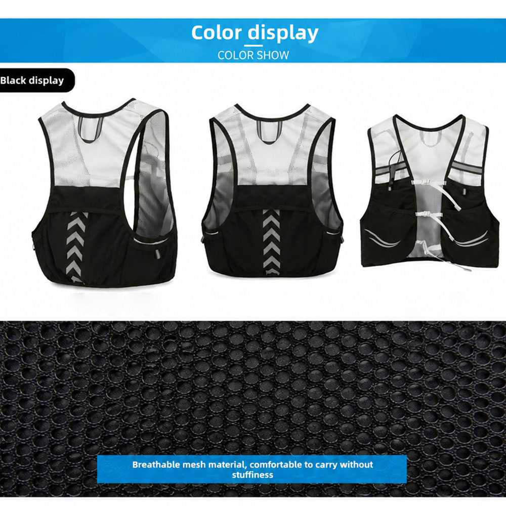 GARE Running Vest Hydrovest Hydration Breathable Rompi Lari Outdoor - WP450 Gambar produk GARE Running Vest Hydrovest Hydration Breathable Rompi Lari Outdoor - WP450 - 8