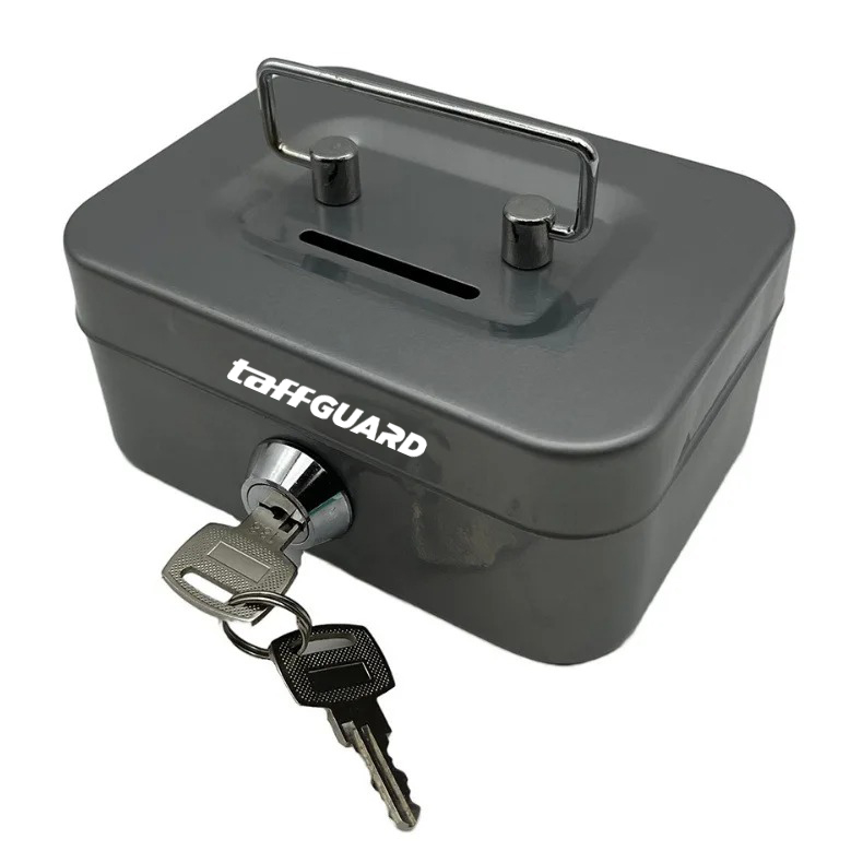 TaffGUARD Kotak Brankas Celengan Uang Safebox Key Lock 11.5x8.5x5cm - HC-11A Gambar produk TaffGUARD Kotak Brankas Celengan Uang Safebox Key Lock 11.5x8.5x5cm - HC-11A - 6