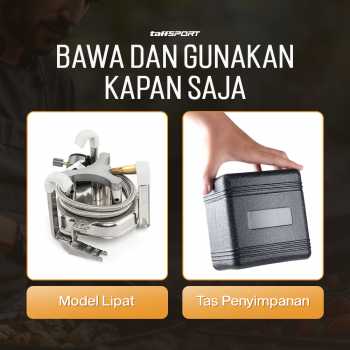 Gambar produk TaffSPORT Kompor Gas Portable Lipat Outdoor 4 Burner Camping Stove - OD543 - 4