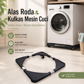 COSTWAY Roda Kulkas Mesin Cuci Alas Dudukan Portable Base Roller - W2197
