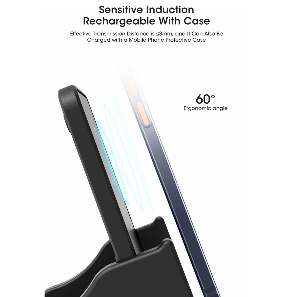 VIKE 3in1 Magnetic Wireless Charger Stand Holder Fast Charging 15 W - WLX-X10 Gambar produk VIKE 3in1 Magnetic Wireless Charger Stand Holder Fast Charging 15 W - WLX-X10 - 5