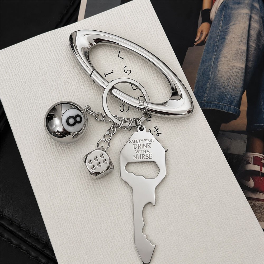 Jiibva Carbiner Keychain Gantungan Kunci Y2K Skena Oval Zinc Alloy - GB6720 Gambar produk Jiibva Carbiner Keychain Gantungan Kunci Y2K Skena Oval Zinc Alloy - GB6720 - 3