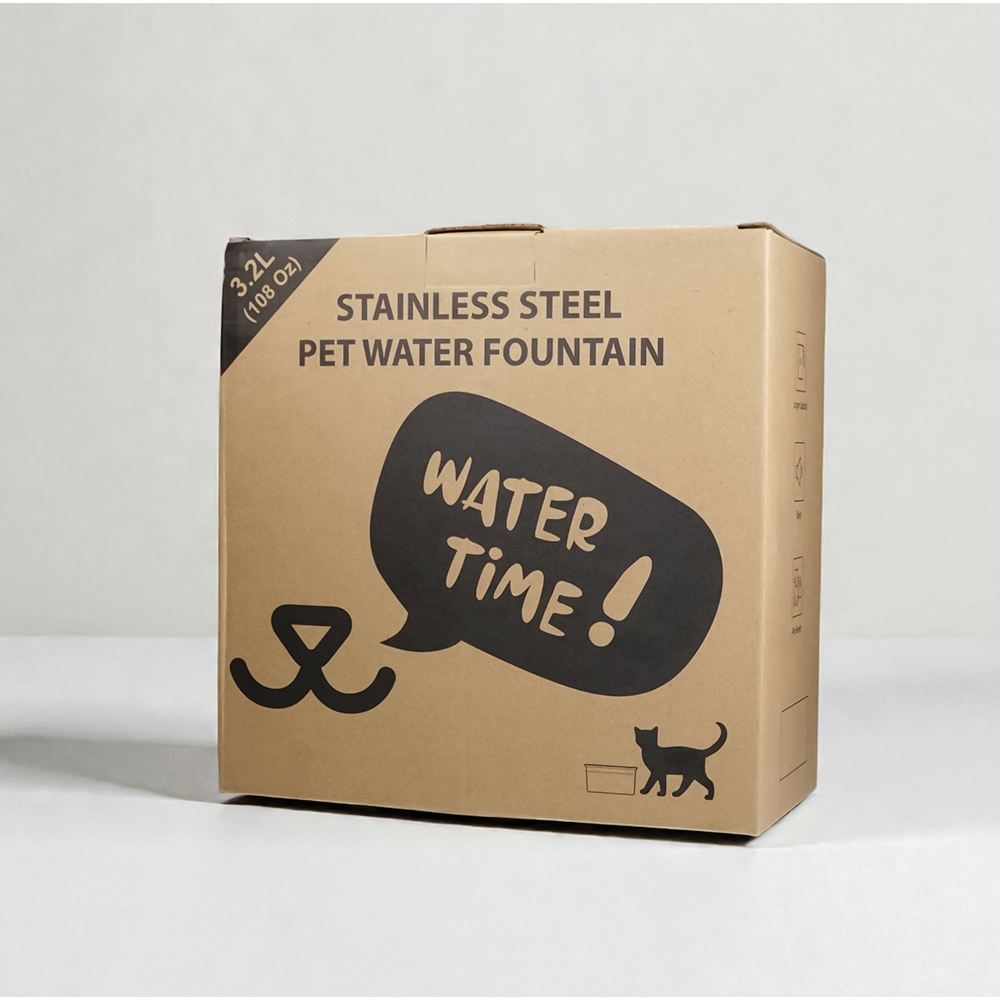 NIZE Water Dispenser Fountain Tempat Air Minum Kucing Anjing 3.2L - N32 Gambar produk NIZE Water Dispenser Fountain Tempat Air Minum Kucing Anjing 3.2L - N32 - Kemasan