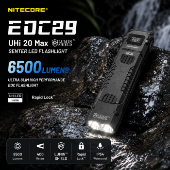 NITECORE Senter LED UHi 20 Max Lumin Shield IP54 6500 Lumens - EDC29