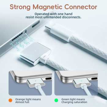 Gambar produk LISEN Kable Charger USB Type C to MagSafe 3 Fast Charging 140W 2M - AO50 - 1