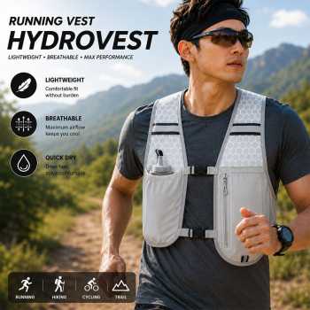 MPP Running Vest Hydrovest Hydration Breathable Rompi Lari Outdoor - WP400