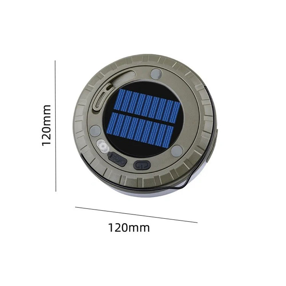 PDQ Lampu Emergency UFO LED 2in1 Waterproof Solar Panel 7.4W 2000mAh - G200 Gambar produk PDQ Lampu Emergency UFO LED 2in1 Waterproof Solar Panel 7.4W 2000mAh - G200 - Kemasan