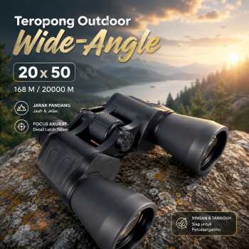 MaiFeng Teropong Outdoor Professional Wide-Angle Telescope Zoom 20x50 - MF25