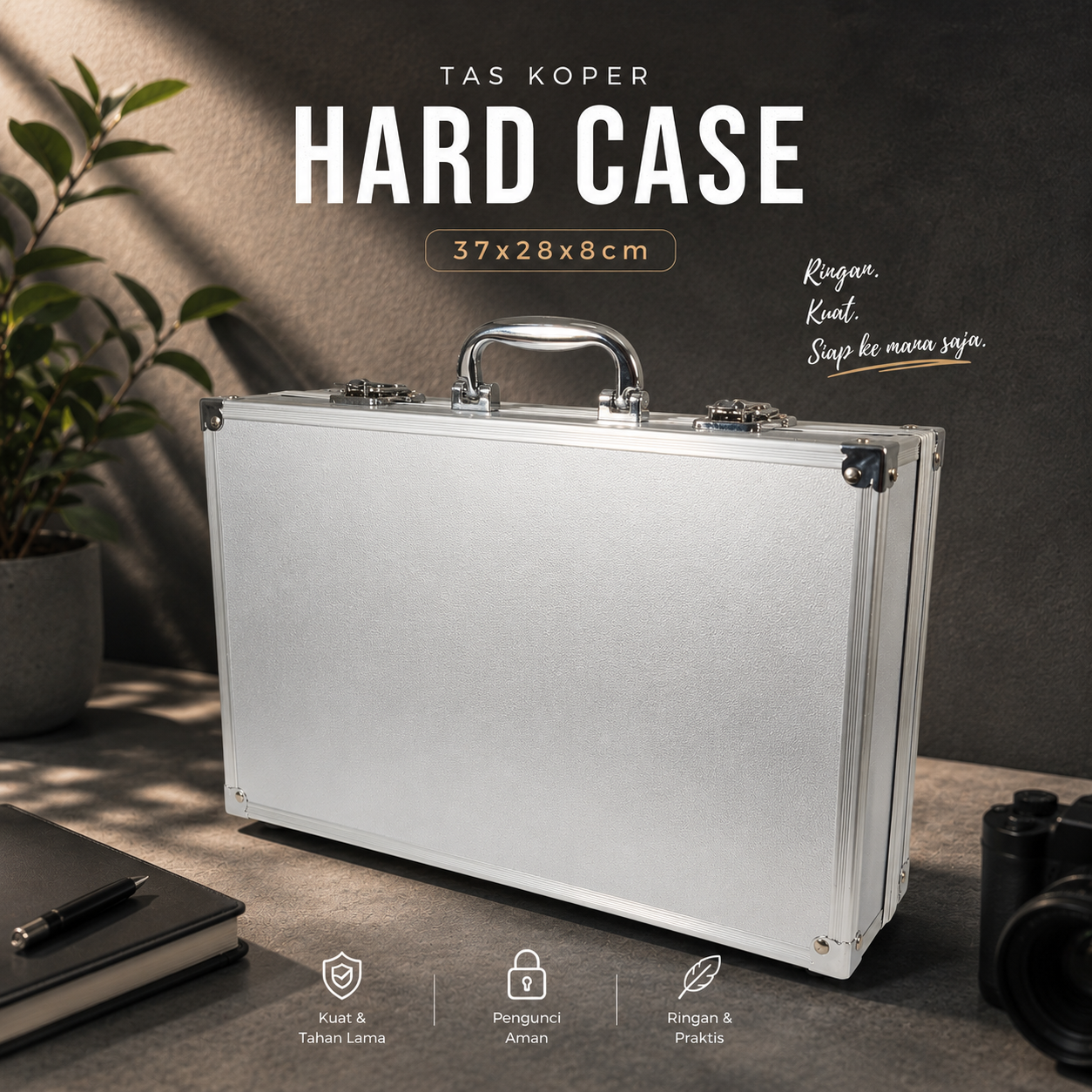 TaffGUARD Tas Koper Penyimpanan Barang Storage Toolbox Hard Case 37x28x8cm - LE10 Gambar produk TaffGUARD Tas Koper Penyimpanan Barang Storage Toolbox Hard Case 37x28x8cm - LE10 - Utama