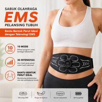 SPEAE Sabuk Olahraga Pelangsing Tubuh EMS Belt Massager - SP192