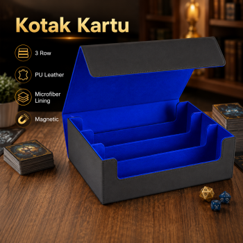 Kitoyz Kotak Penyimpanan Kartu TGC Magnetic PU Leather Storage Box - KK-20