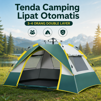 Gambar produk X-Culture Tenda Camping Lipat Otomatis 3-4 Orang Double Layer - SH-150